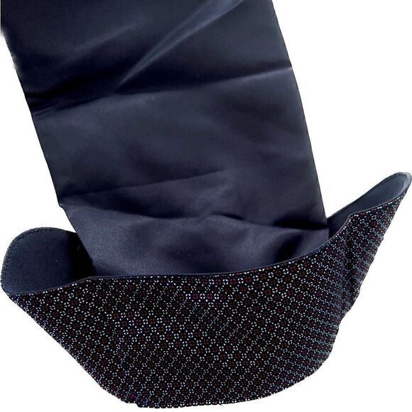 New NINE WEST Men's Slim-Fit Wrinkle-Free  Stretch DARK NAVY L(16-16 1/2 - Picture 3 of 14